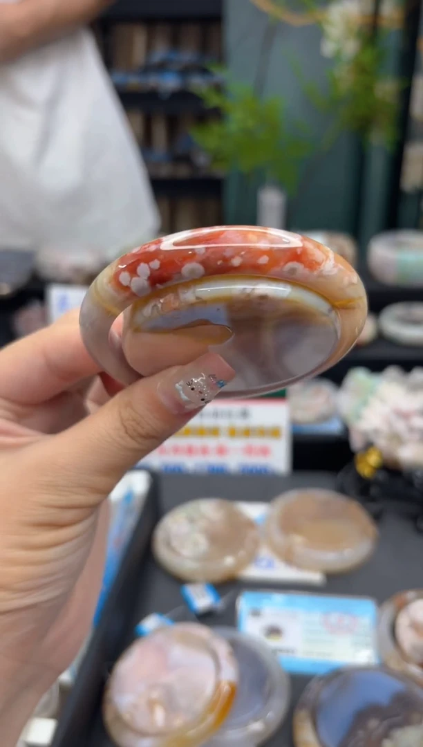 【闪购商品】石英质玉手镯未镶嵌3047（60圈赠送镯心）