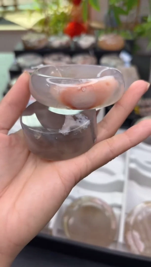 【闪购商品】石英质玉手镯未镶嵌A576(55圈赠送镯心)