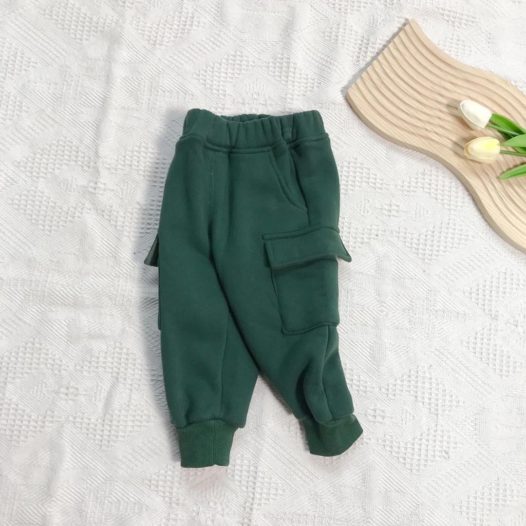 N1259儿童童装春秋韩版百搭时尚通用休闲洋气加绒休闲长裤870272