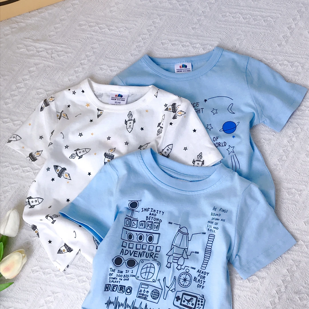 N1033儿童夏季韩版百搭通用潮流时尚休闲宝宝百搭短袖T恤txa811