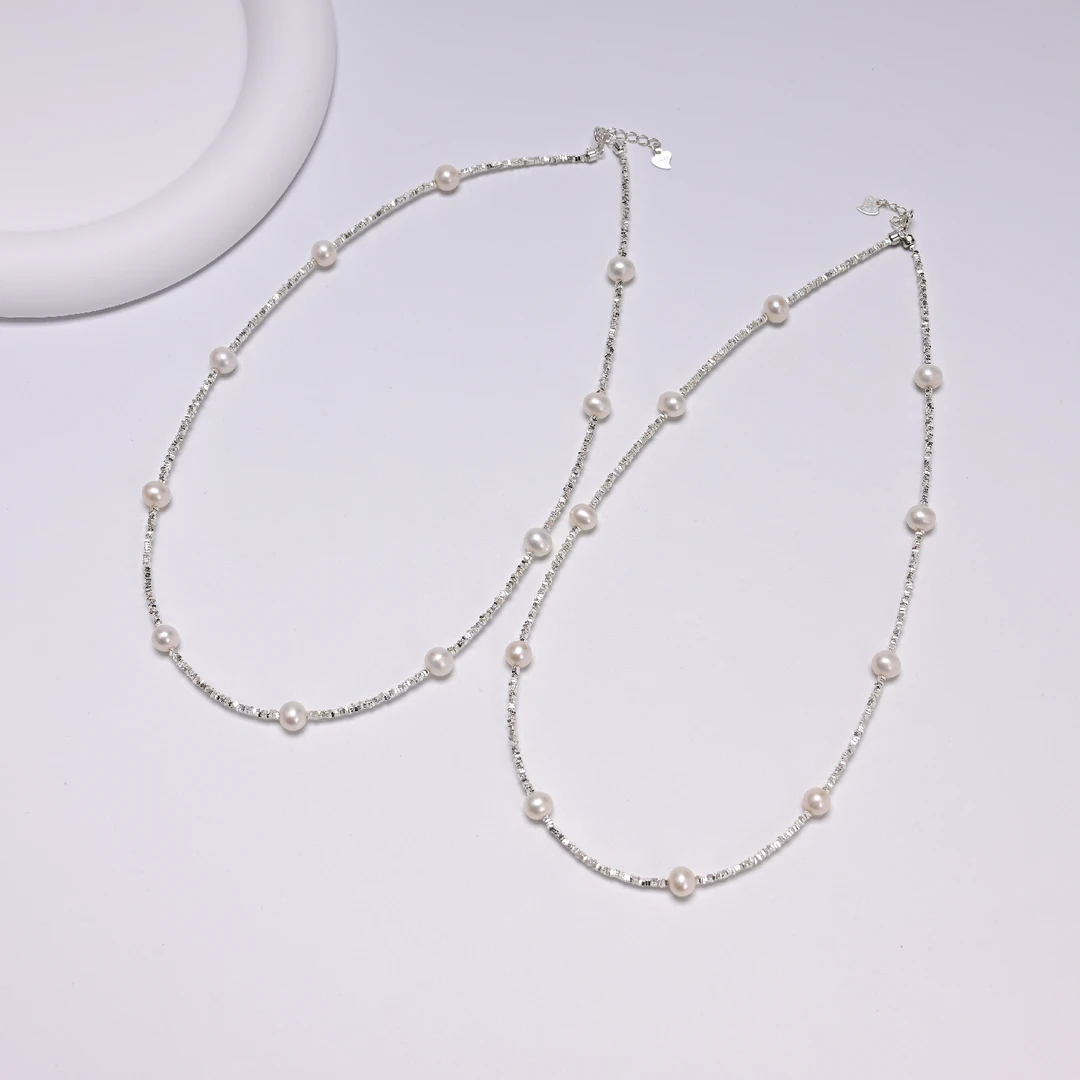 【云上叙】S925碎银满天星项链-多样性发一件-V5539-M（甄选）