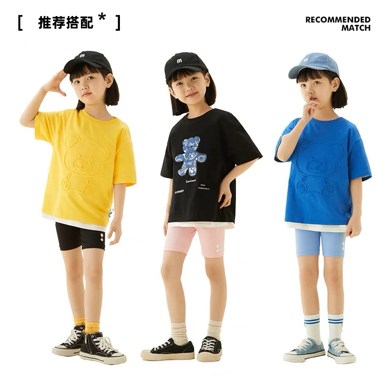 [四色可选]童装女童骑行裤夏新款透气打底安全裤儿童短裤