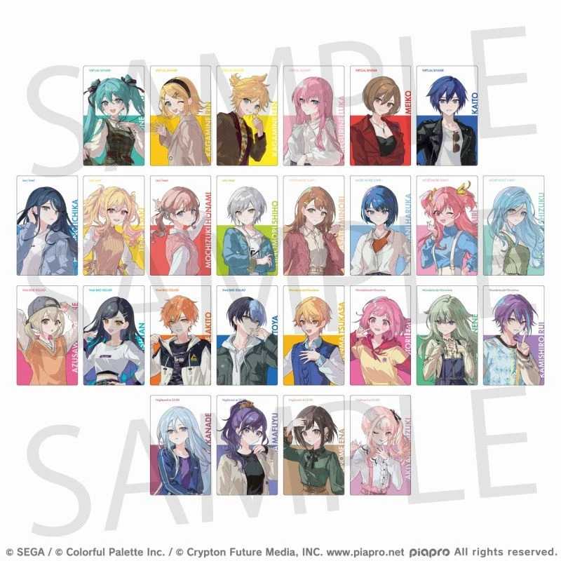 世界计划超会议小卡现货包邮日谷pjsk卡片