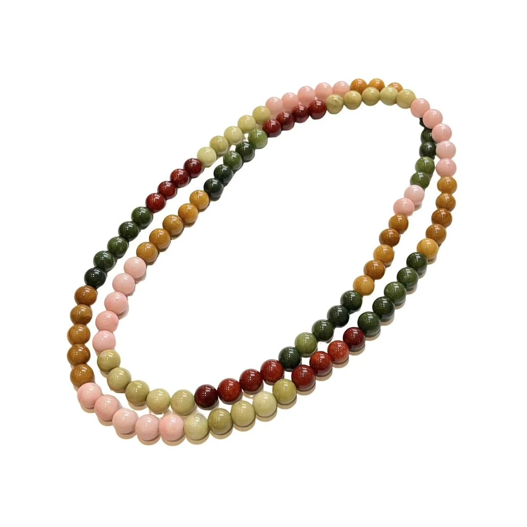 阿拉善玛瑙项链8-9mm C02-39