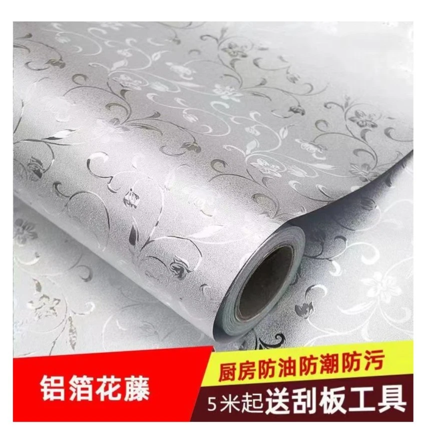 厨房加厚防油自粘防潮耐高温台面橱柜鞋柜衣柜桌面灶台贴纸锡箔纸