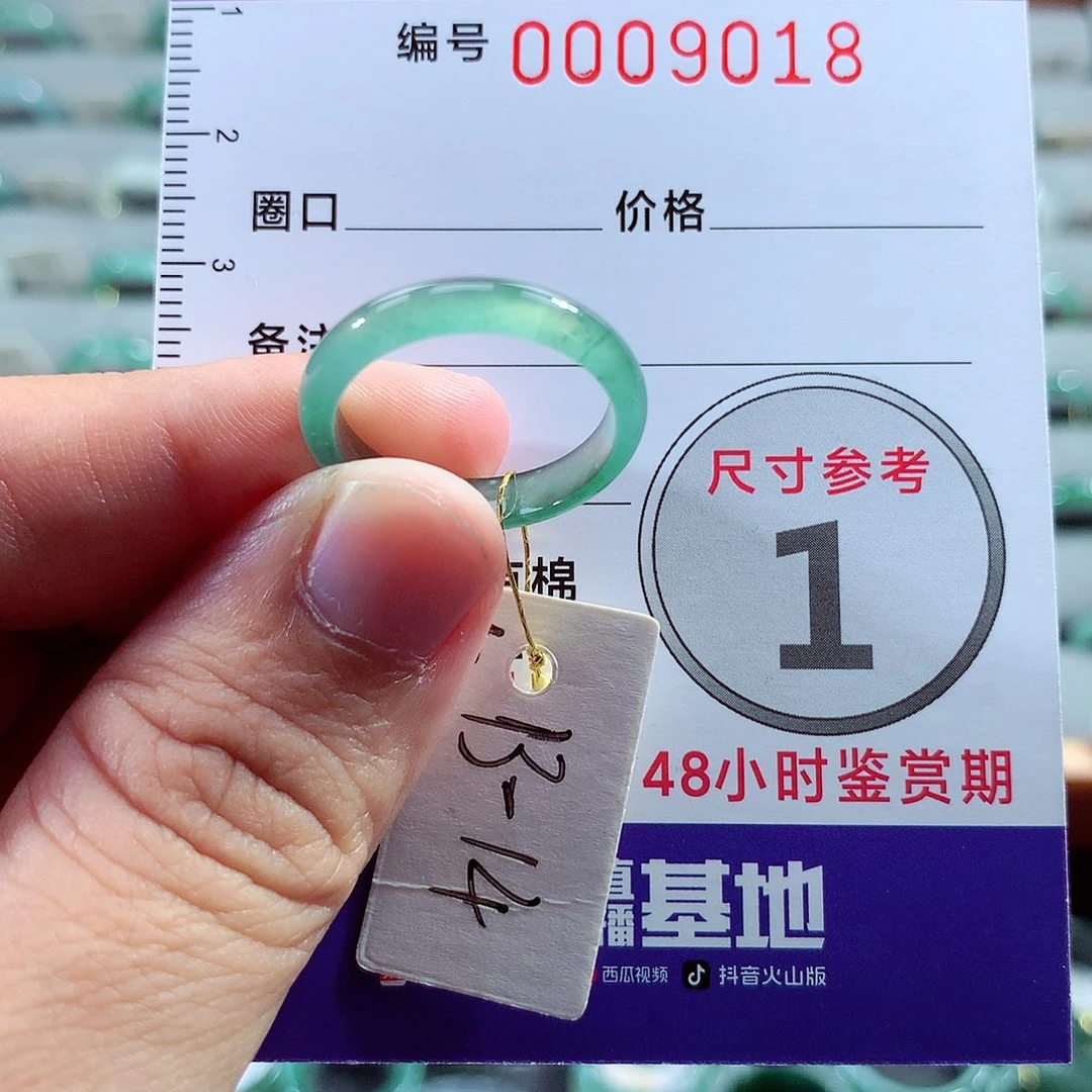 翡翠戒指未镶嵌14号