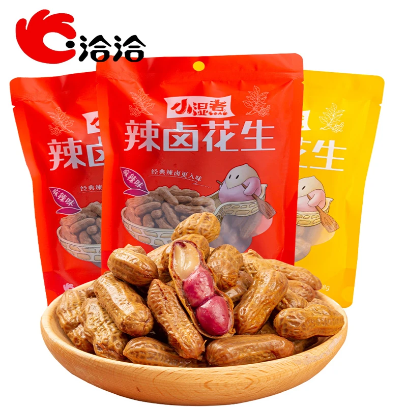 ChaCheer/洽洽小湿煮258g/袋卤煮花生新鲜湿花生带壳卤汁夏日尝鲜