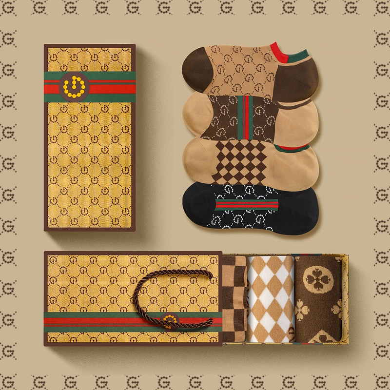 男士袜子透气吸汗防臭秋冬春夏船袜隐形短袜棉时尚男袜潮流ins