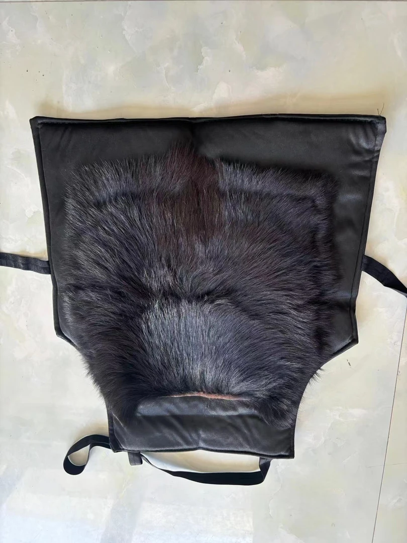 皮毛一体护肚护胸狐狸皮毛