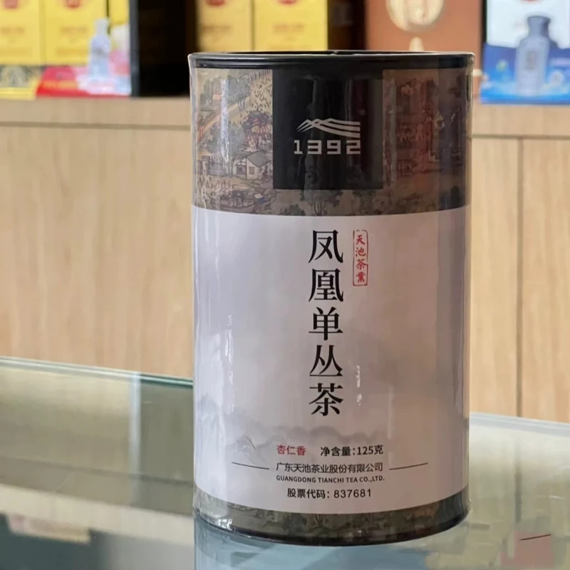 天池传承系列杏仁香凤凰单丛茶春茶罐装125g 正品 潮州单枞茶