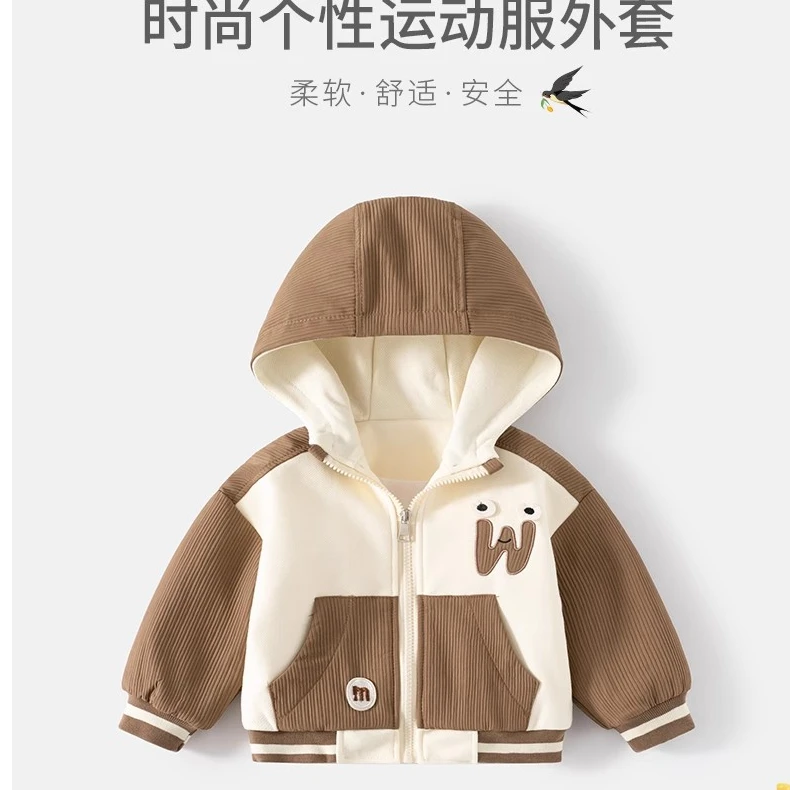 [001-200儿童冬季外套短款加厚洋气男童女童