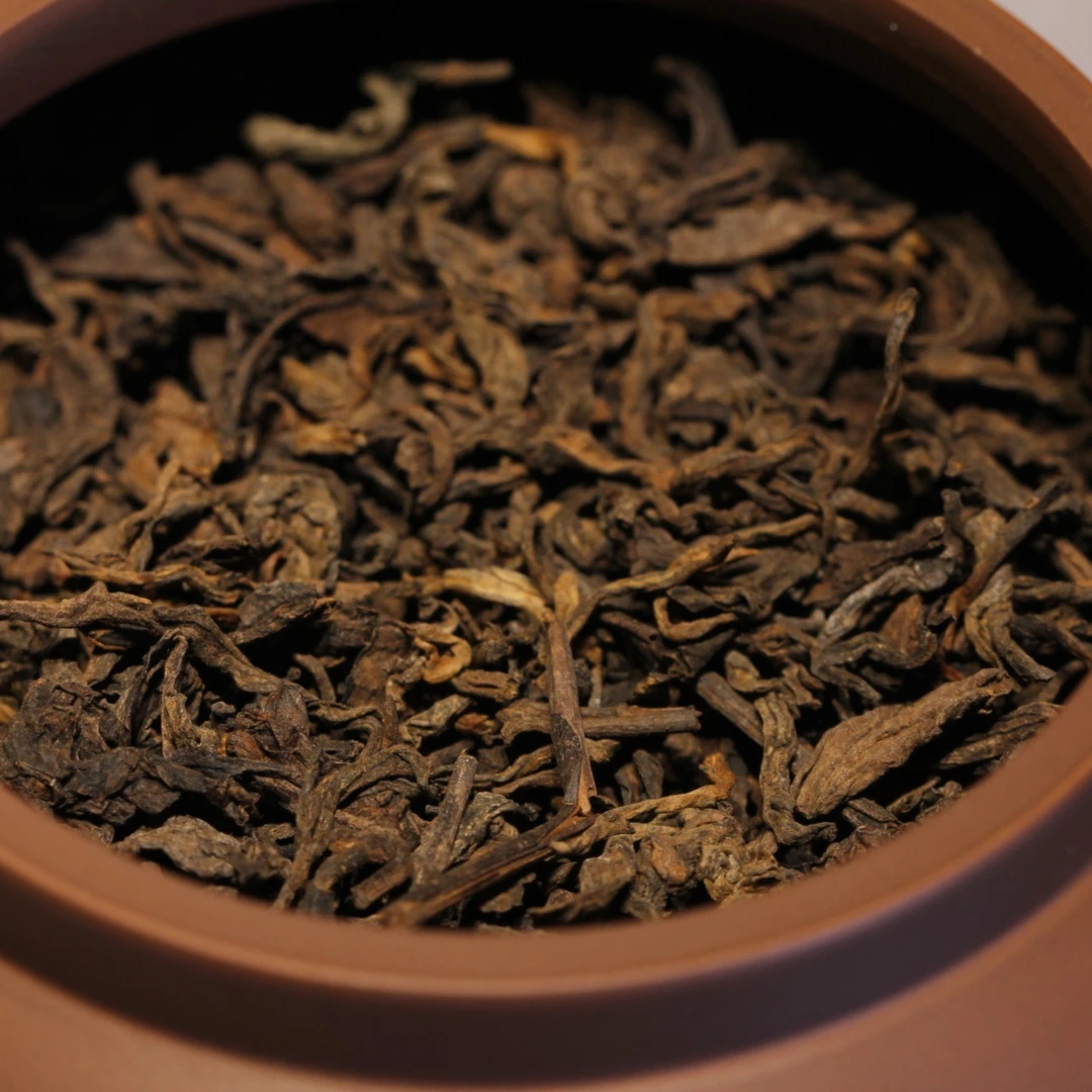 2004年班章五寨熟茶散茶200克/罐500克/罐