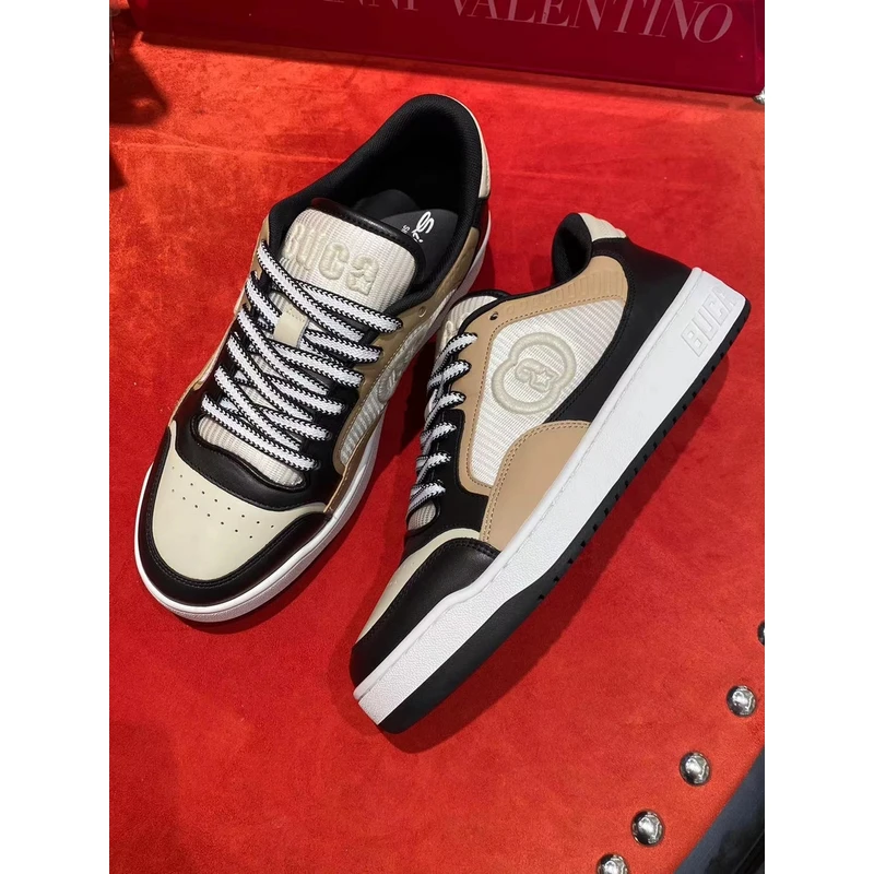 【进口男鞋SIDAN】意大利斯丹品牌潮牌时尚撞色运动休闲板鞋拼色