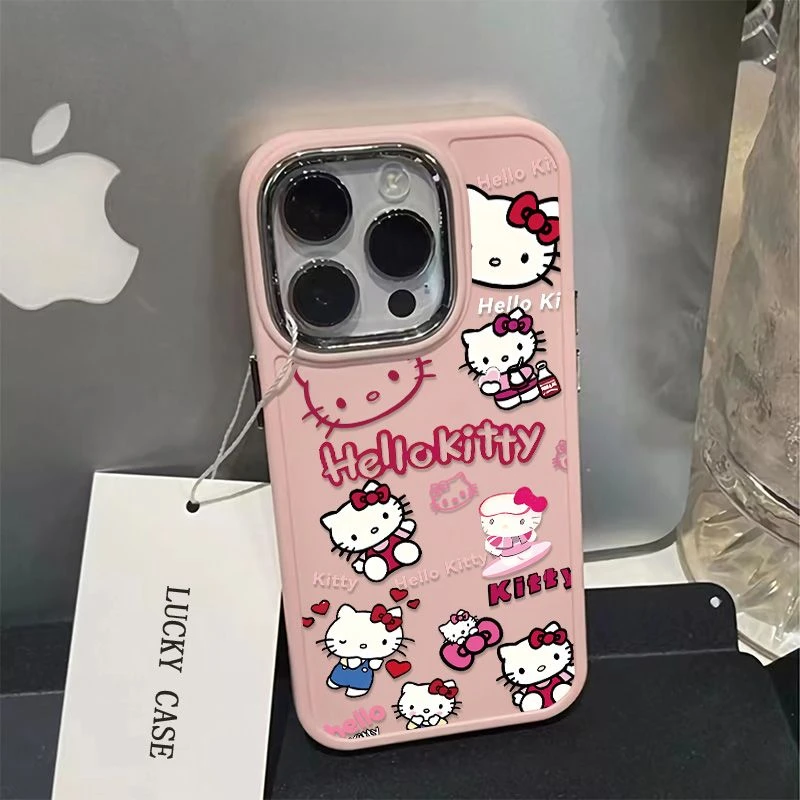 kitty猫苹果14手机壳iPhone13Promax创意12/11大孔78plus软包壳xr