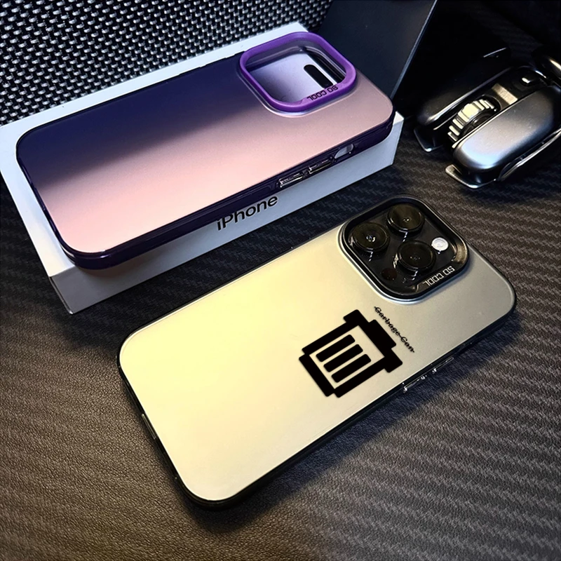 创意图标苹果14promax手机壳iPhone13元气壳12/11全包防摔大孔xr