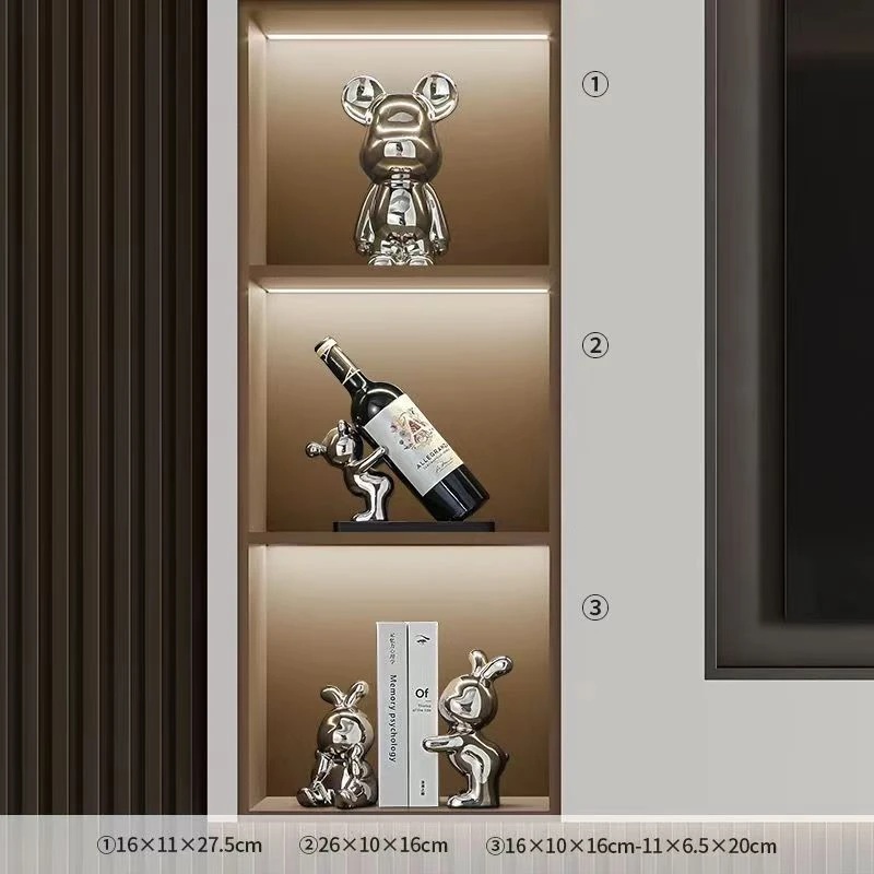 酒柜软装饰品现代简约客厅轻奢电视柜餐边柜摆件乔迁新居工艺礼品