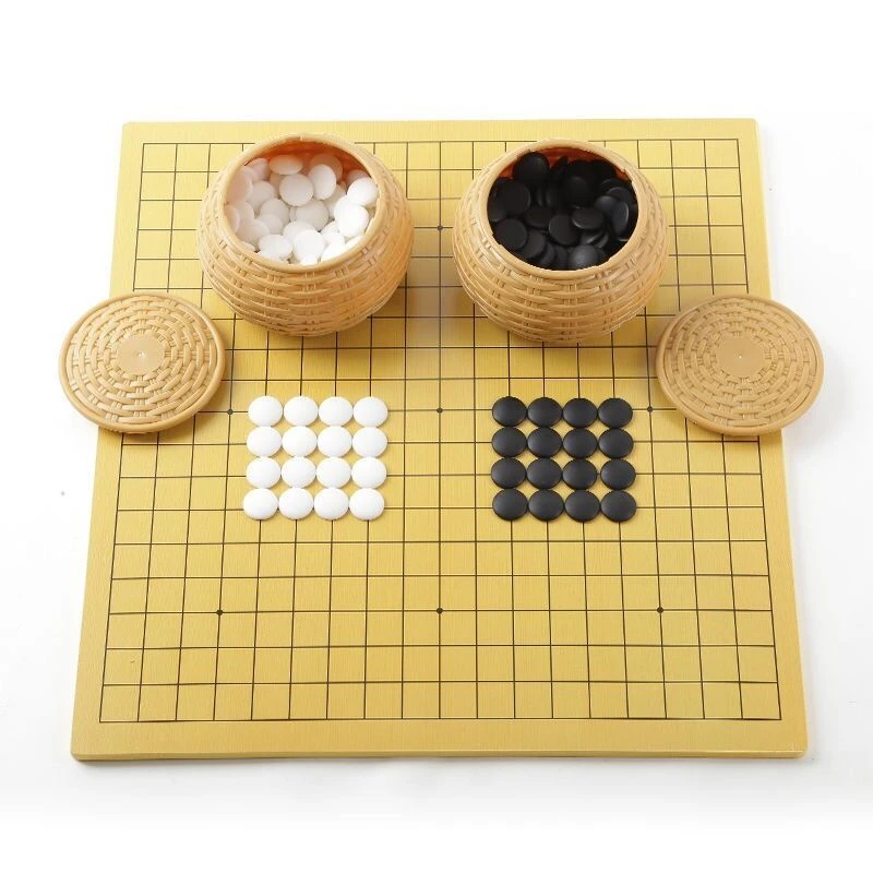 围棋五子棋亲子棋盘套装初学者益智学生象棋围棋成人初学比赛棋子