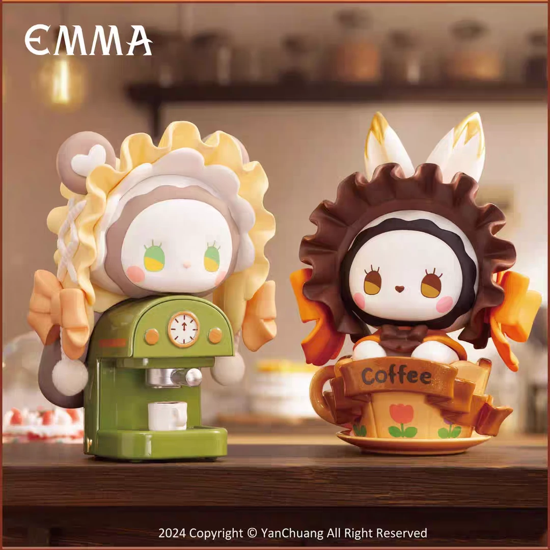 【拆盒】EMMA秘境森林有间咖啡馆系列盲盒潮玩摆件