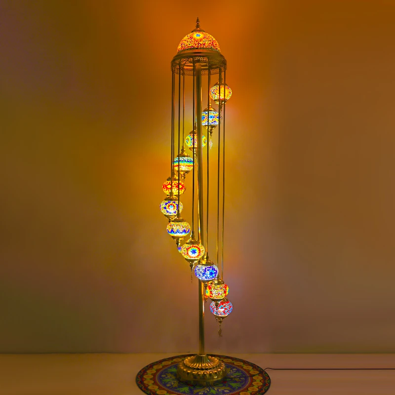 土耳其复古落地灯餐厅酒店客房咖啡厅卧室异域风波西米亚泰式SAP