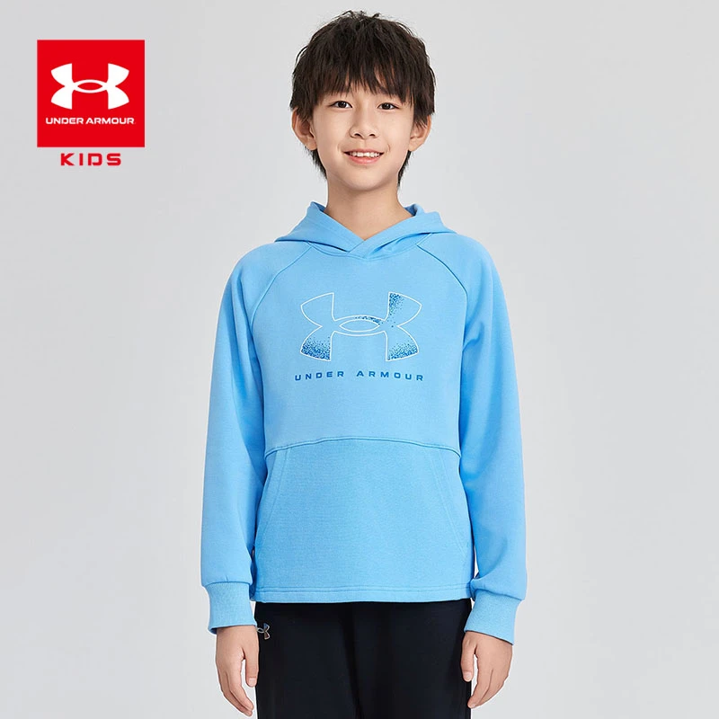 【连帽卫衣】安德玛儿童长袖女童连帽卫衣春夏舒适透气轻便宽松DB