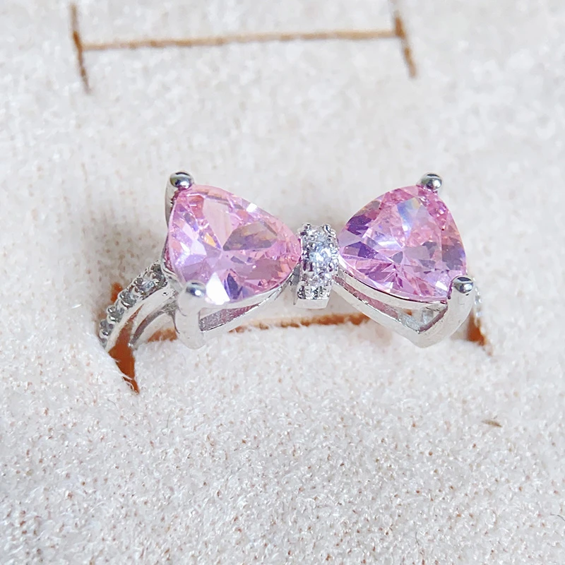 铜合金合成锆石戒指 铜合金轻奢时尚精致 直播间连接 先选款