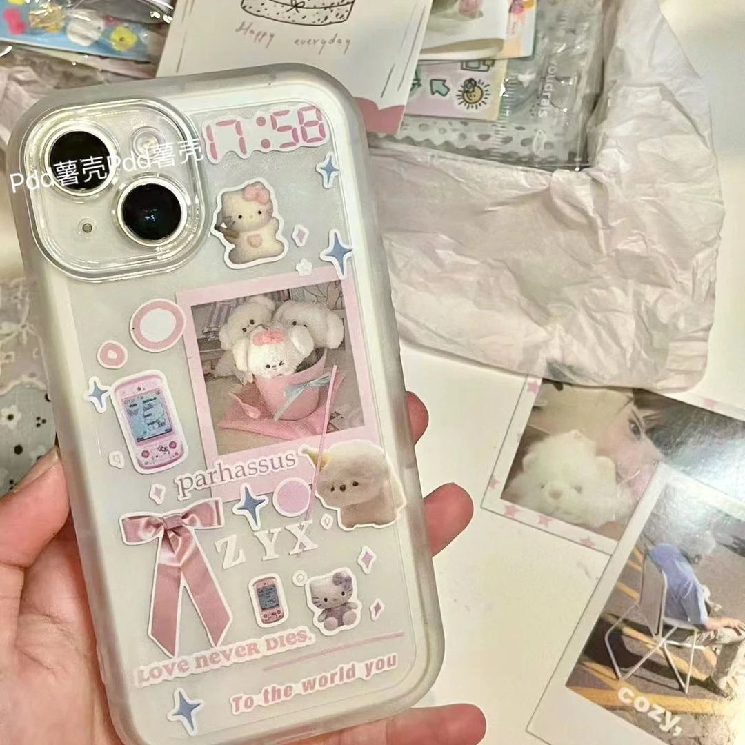 网红同款苹果华为vivo小米oppo手机壳iphone15/13/14软壳透明硅胶