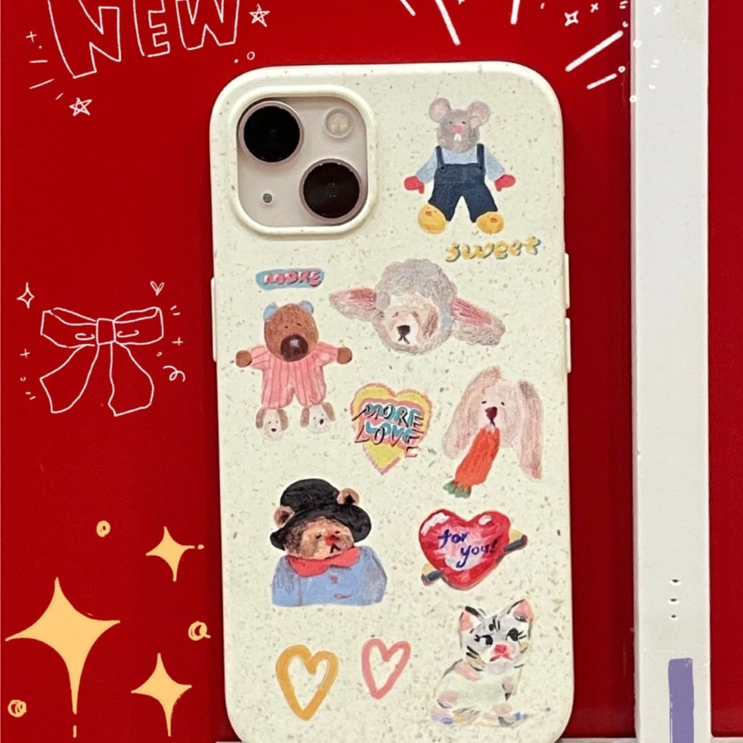 网红同款苹果华为vivo小米oppo手机壳iphone15/13/14软壳透明硅胶