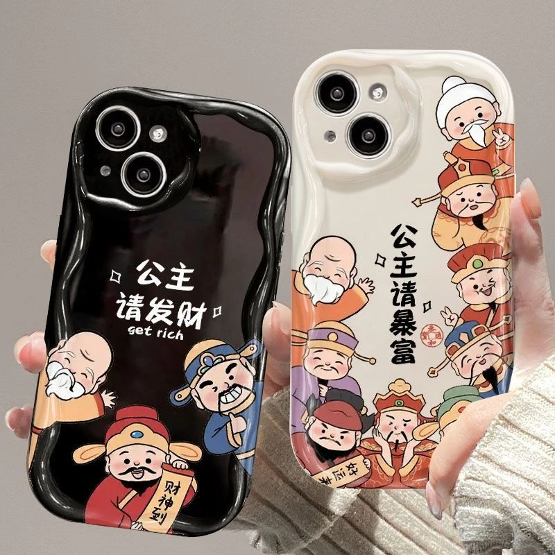 创意个性苹果15iphone14华为vivo小米oppo手机壳卡通全包荣耀软壳