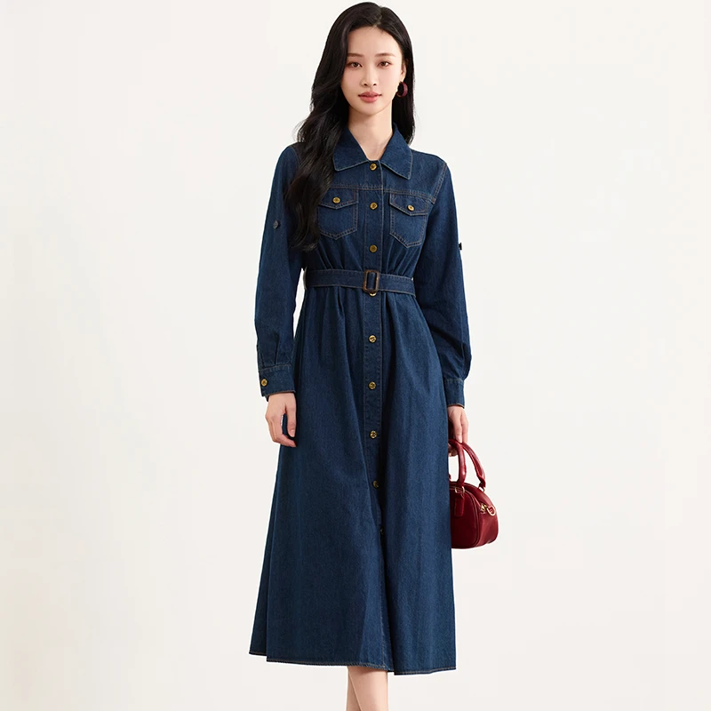 【达人专属】佳人苑连衣裙女春季新款高贵气质J419013