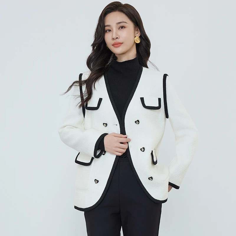 【竺姐】佳人苑毛呢外套女冬季新款J34N307