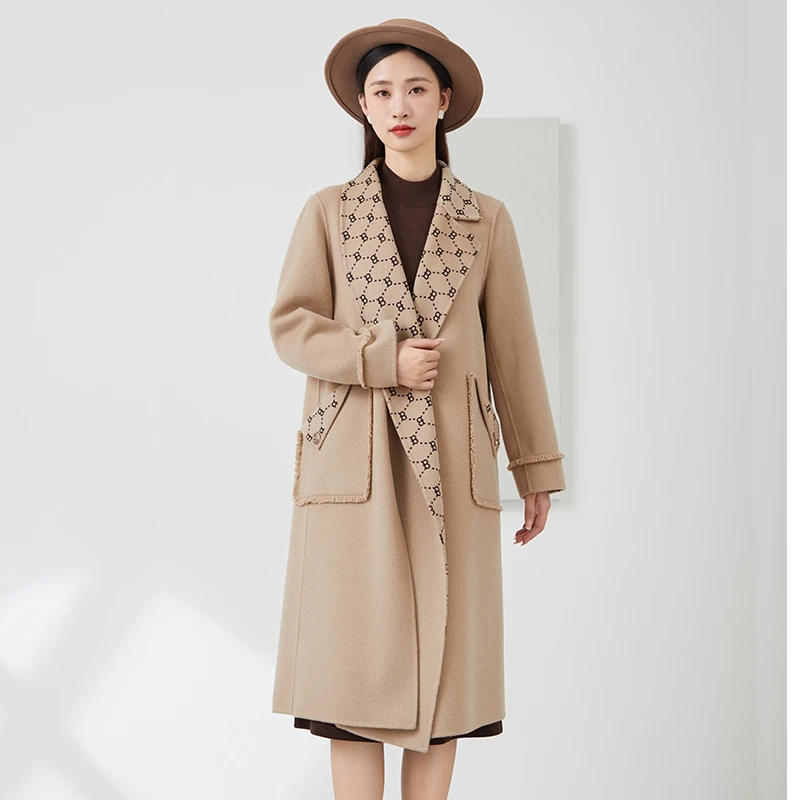 【竺姐】佳人苑2023年冬季新款毛呢外套J24N438