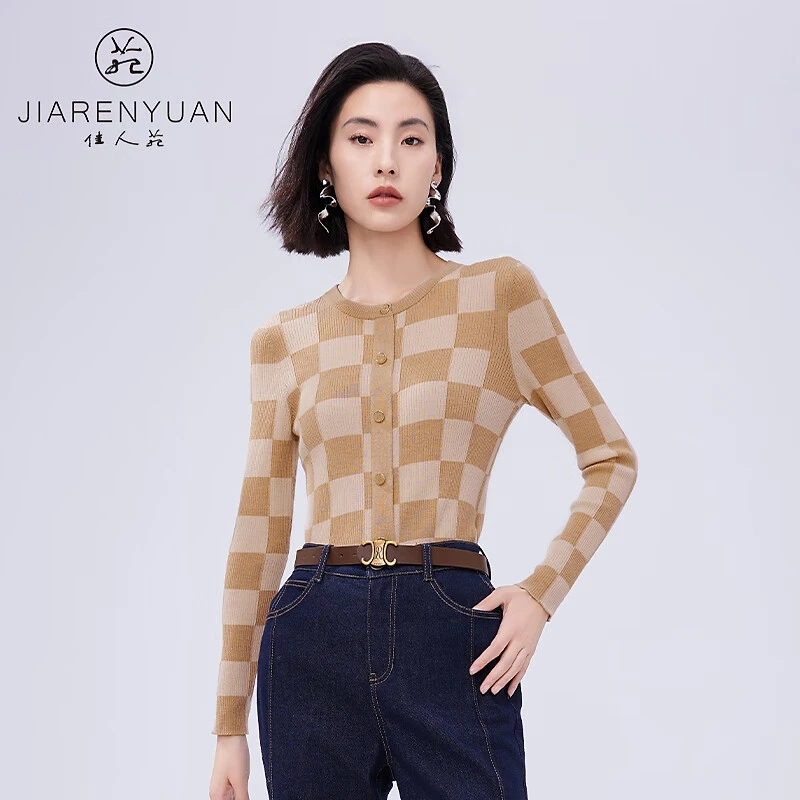 【达人专属】佳人苑毛针织衫女新款J335065