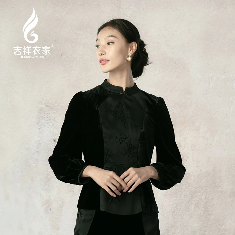 JIXIANGYIJIA/吉祥衣家风瑶玉枝（上衣）933216159