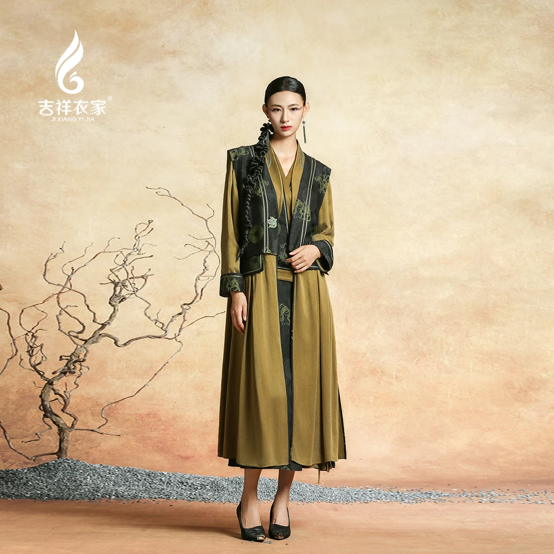 JIXIANGYIJIA/吉祥衣家价值连城(上衣)943217075（两穿  可长可短）