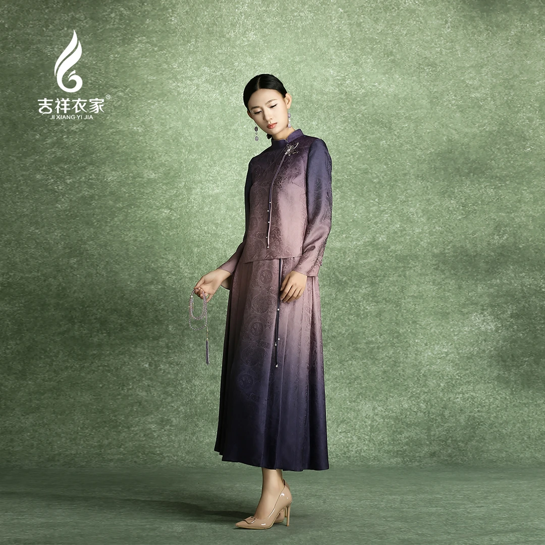 【套装】紫绫赋（上衣）942217083+紫烟缈（半裙）942257084