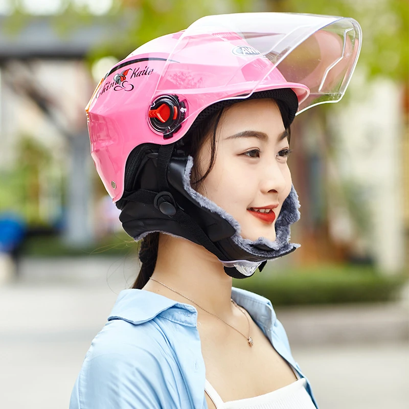 新国标电动车头盔男女士四季通用半盔电瓶车骑行防摔防撞安全帽