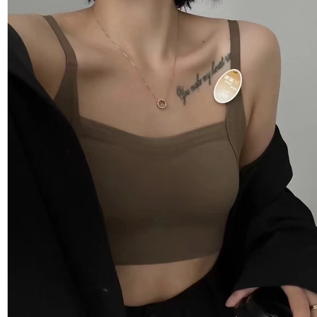 猫猫绒条纹美背内衣