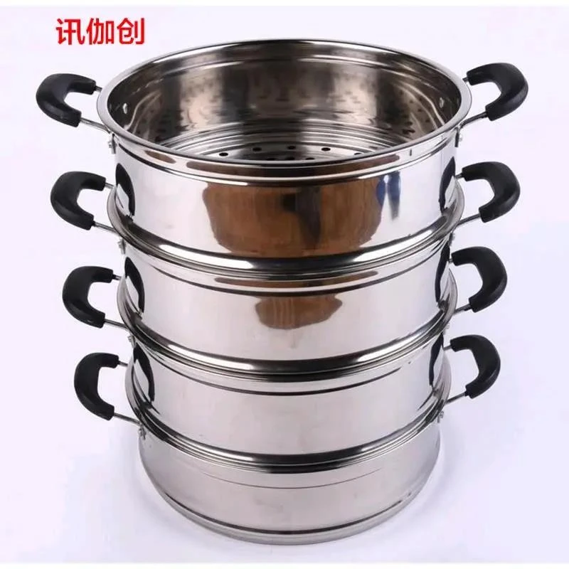 笼屉包邮304不锈钢蒸格家用蒸笼蒸屉蒸格架不锈钢蒸锅架子18-24cm