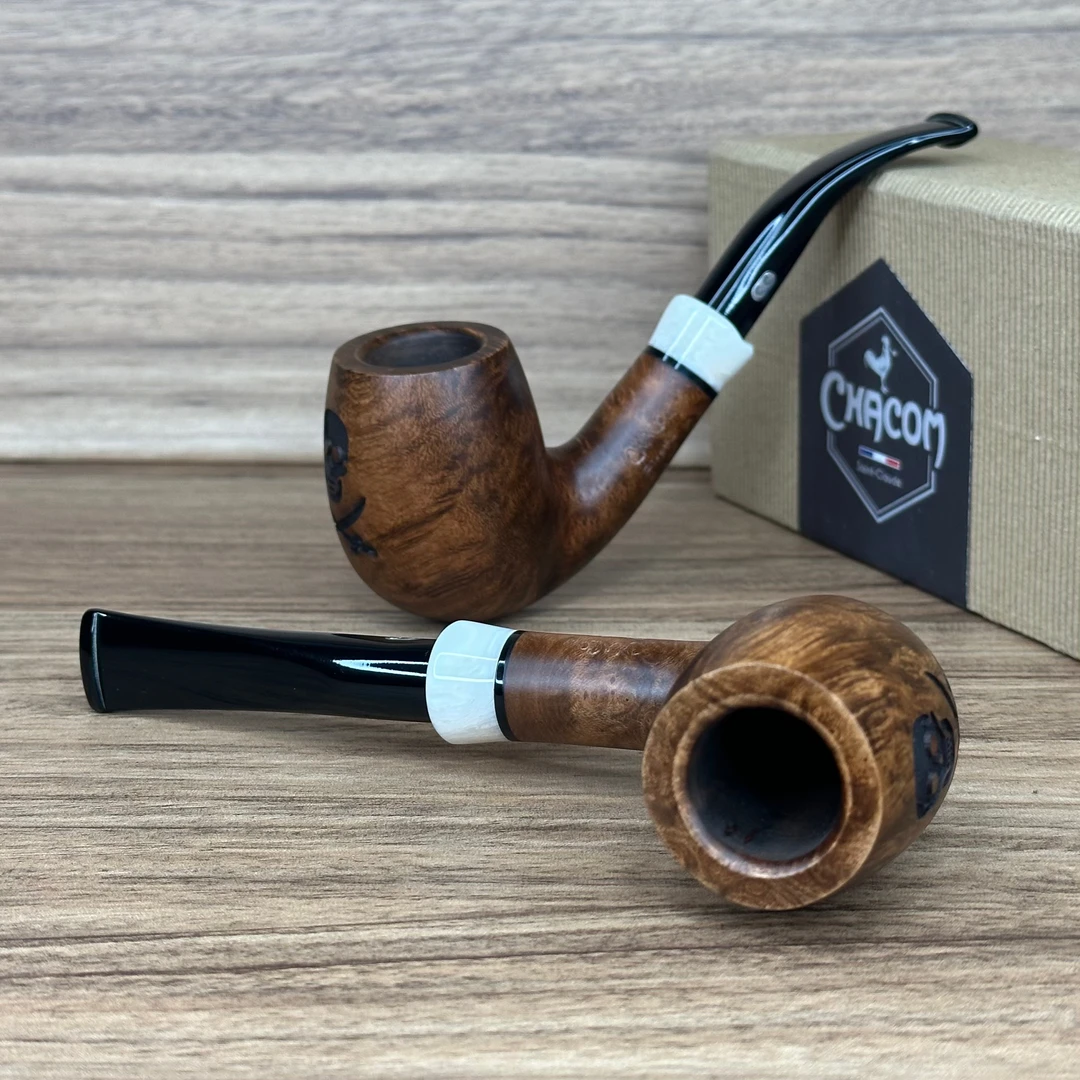法国CC 海盗系列经典斗型石楠木烟斗（原厂九转三）