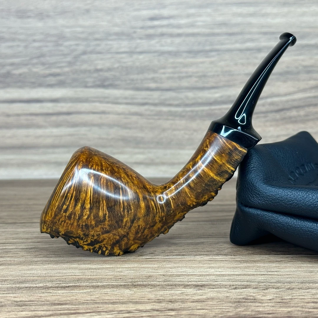 瑞典大师Geiger盖格 背部瘤皮自由都柏林斗型石楠木手工烟斗