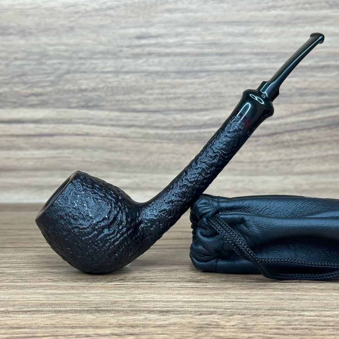 Former丹麦老大师 佛么 长柄老料招牌苹果斗型石楠木手工烟斗