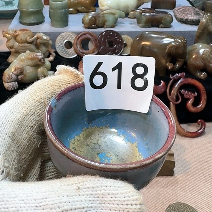 摆件盛宝斋瓷钧瓷摆件