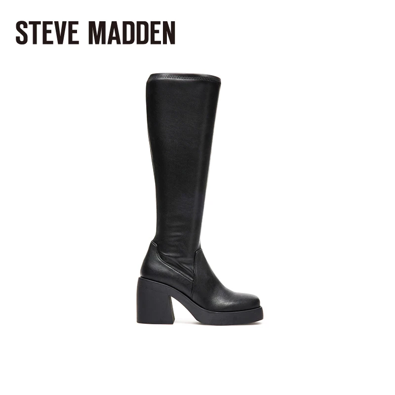 Steve Madden/思美登秋冬新款侧拉链长筒时装靴女 BERKLEIGH