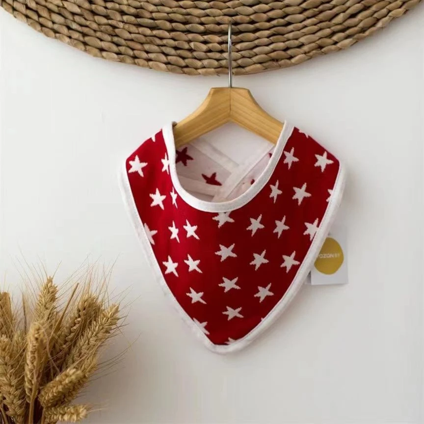 雅赞雅赞围嘴 三角巾围嘴 纯棉纱布A类围嘴