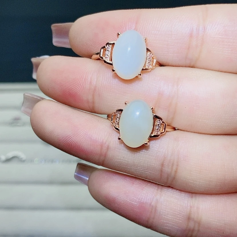 【闪购商品】烟晶戒指银S925镶嵌