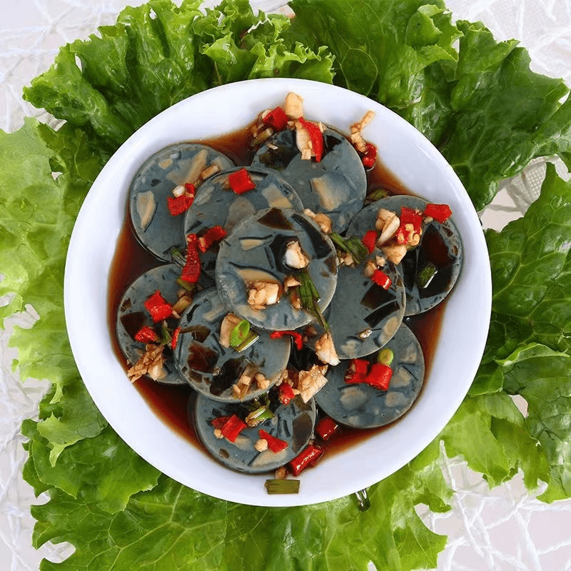 皮蛋松花火腿肠即食肠美味凉拌下酒菜香肠火腿休闲小香肠零食熟食