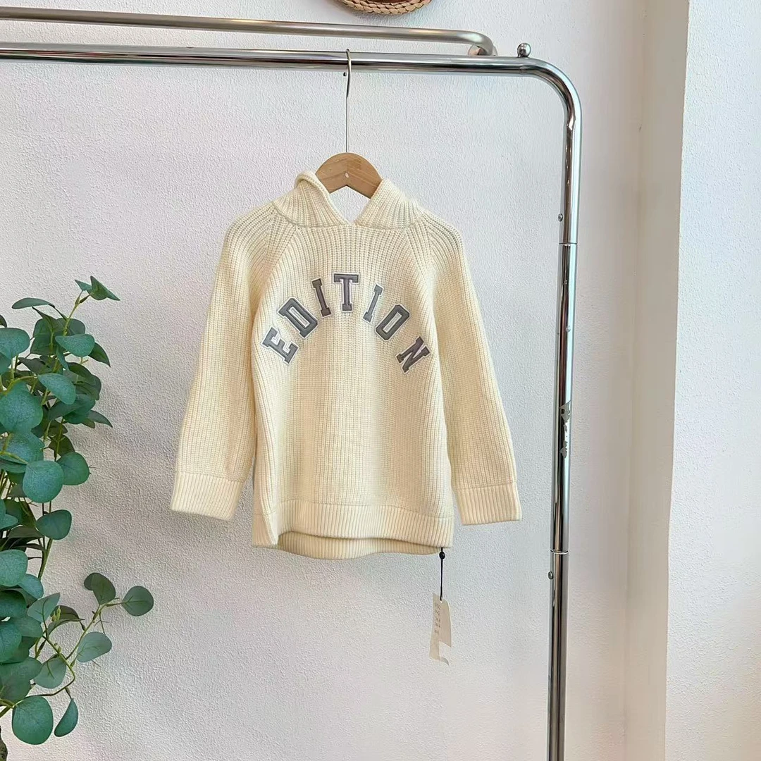 8377诺白色微瑕毛衫