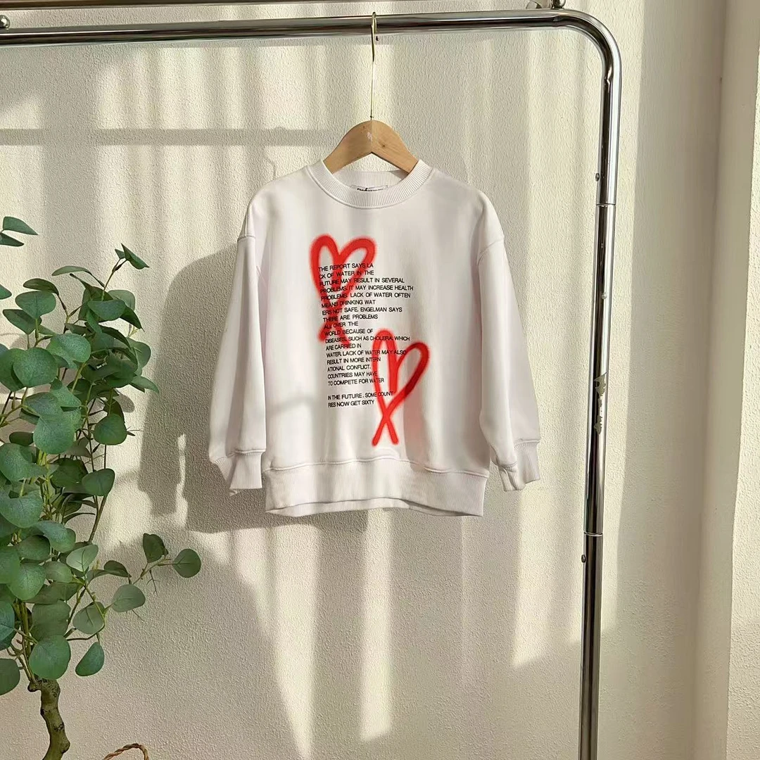 0012诺白色圆领卫衣