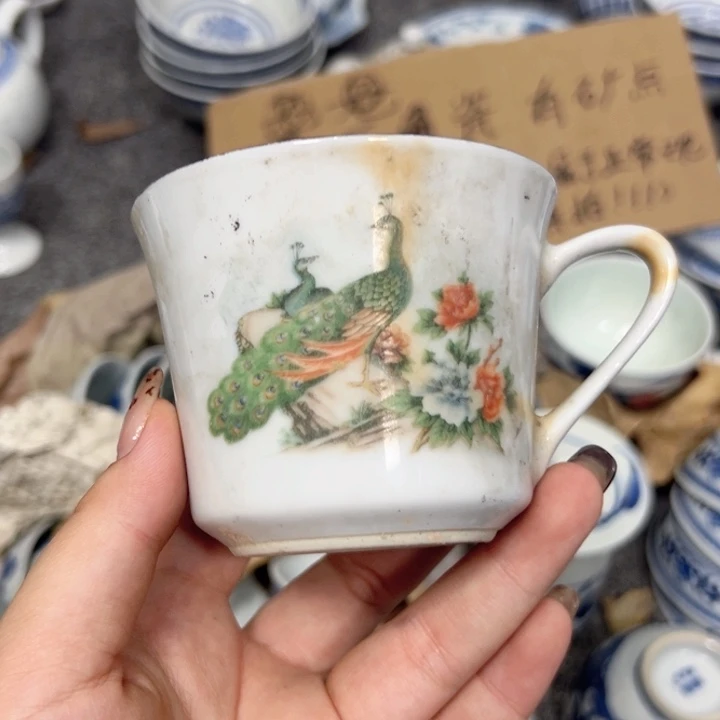 景德镇陶瓷耳杯老