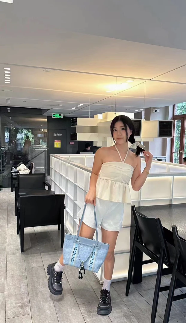 6632-2#【尺寸：长37宽12高23】气质潮流休闲百搭时尚纯色女士单肩包